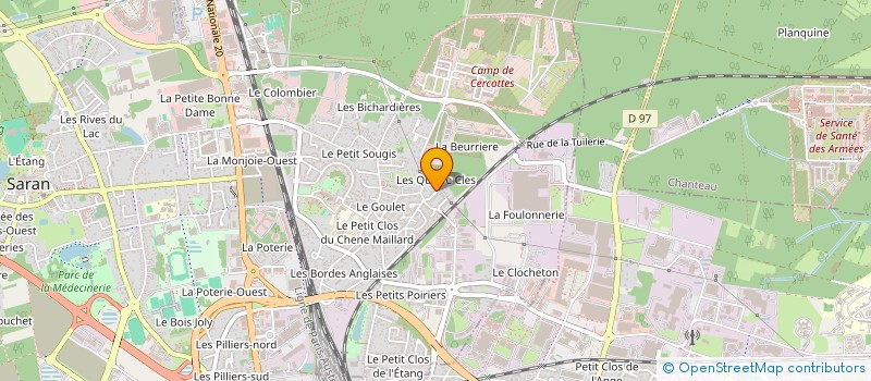 localisation de l'entreprise MONSIEUR RODOLPHE ROBERT à SARAN