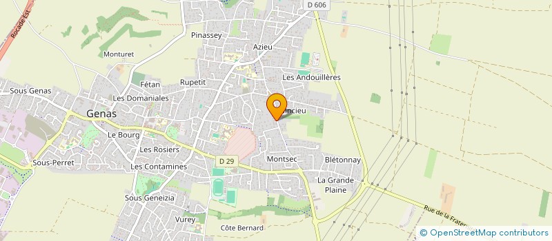 localisation de l'entreprise MONSIEUR RODOLPHE ROL à GENAS