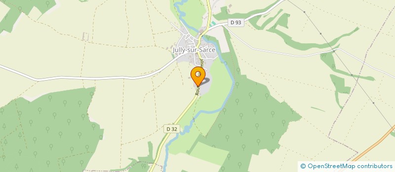 localisation de l'entreprise MONSIEUR RODOLPHE ROMMEL  JULLY-SUR-SARCE