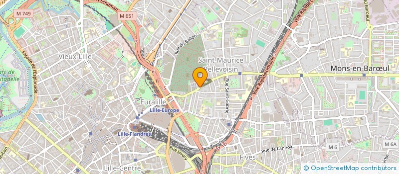 localisation de l'entreprise MONSIEUR RODOLPHE ROQUAND à LILLE