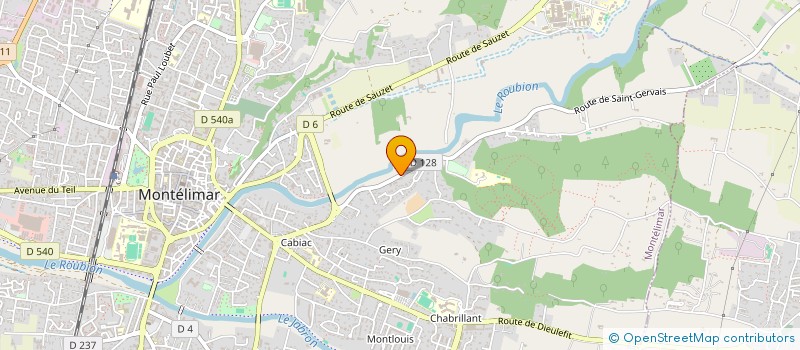 localisation de l'entreprise MONSIEUR RODOLPHE ROSATI  MONTELIMAR