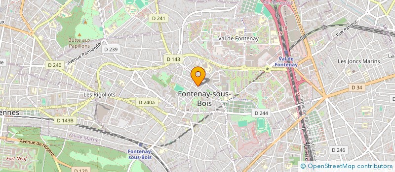 localisation de l'entreprise MONSIEUR RODOLPHE ROSIER à FONTENAY-SOUS-BOIS