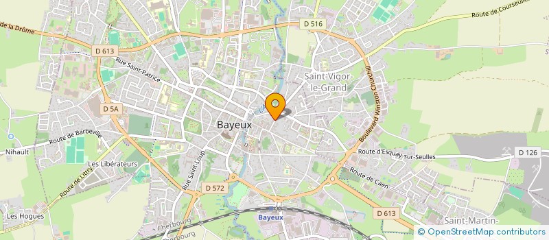 localisation de l'entreprise MONSIEUR RODOLPHE ROTGER  BAYEUX