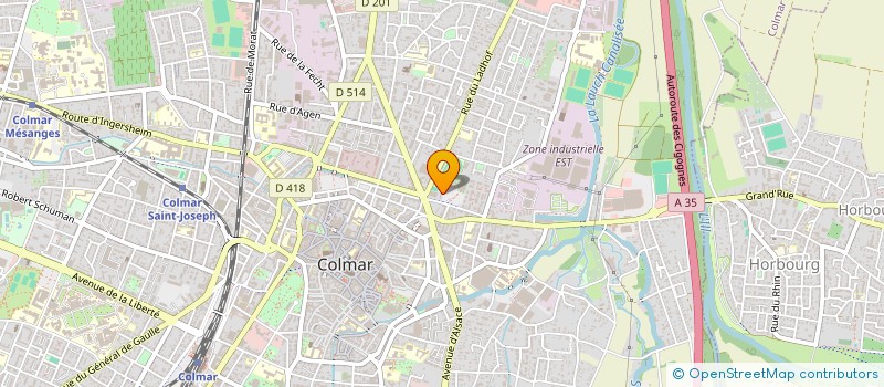 localisation de l'entreprise MONSIEUR RODOLPHE ROTHFUSS  COLMAR