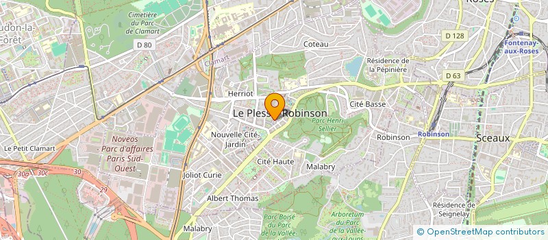 localisation de l'entreprise MONSIEUR RODOLPHE ROUSSELET  LE PLESSIS-ROBINSON