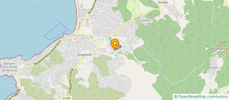 localisation de l'entreprise MONSIEUR RODOLPHE SABAUT  GROSSETO-PRUGNA