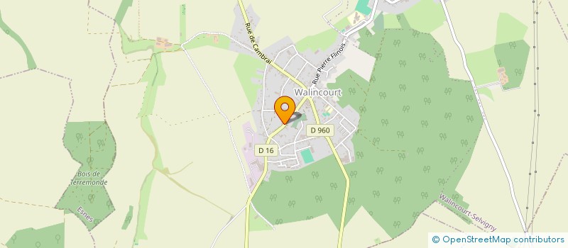 localisation de l'entreprise MONSIEUR RODOLPHE SALEZ  WALINCOURT-SELVIGNY