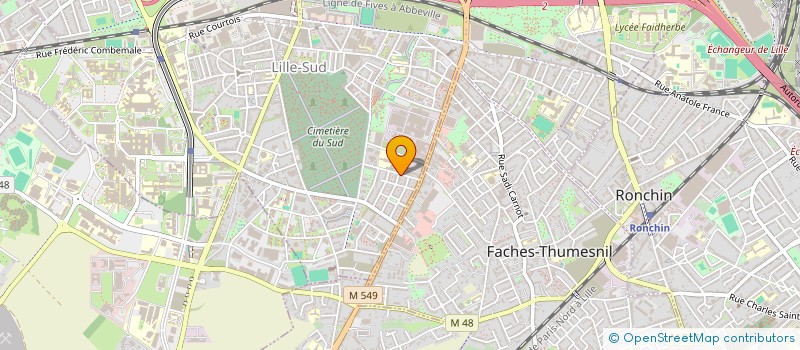 localisation de l'entreprise MONSIEUR RODOLPHE SARAIVA DA CONCEICAO à LILLE