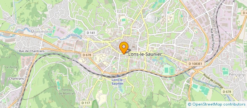 localisation de l'entreprise MONSIEUR RODOLPHE SEYRIG à LONS-LE-SAUNIER