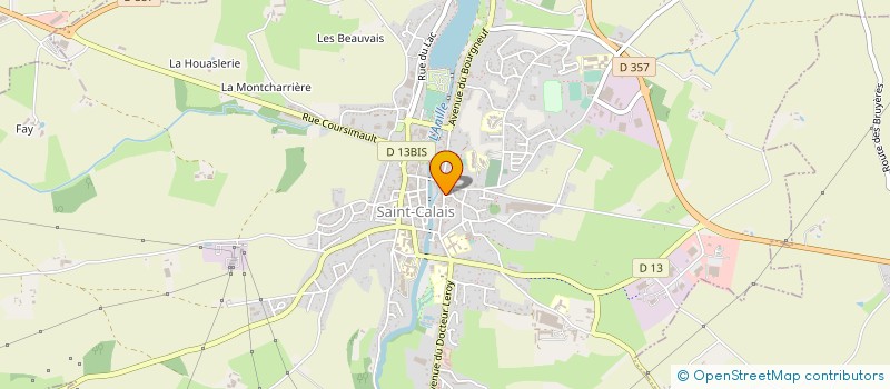 localisation de l'entreprise MONSIEUR RODOLPHE SIMON à SAINT-CALAIS