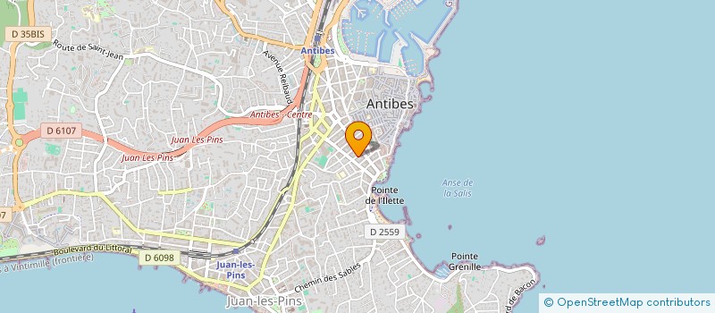 localisation de l'entreprise MONSIEUR RODOLPHE SPIROPOULOS  ANTIBES