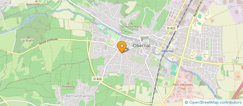 localisation de l'entreprise MONSIEUR RODOLPHE STENGER à OBERNAI