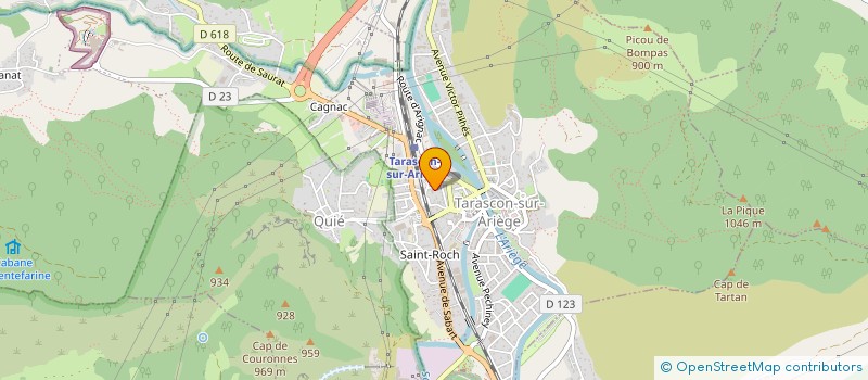 localisation de l'entreprise MONSIEUR RODOLPHE STURM à TARASCON-SUR-ARIEGE