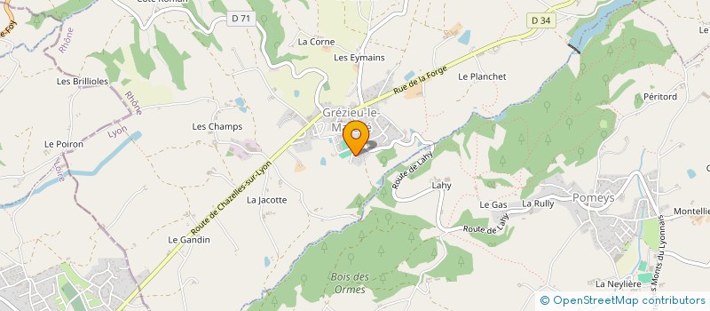 localisation de l'entreprise MONSIEUR RODOLPHE THOLLET à SAINT GENIS L'ARGENTIERE