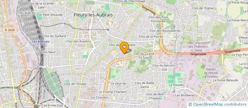 localisation de l'entreprise MONSIEUR RODOLPHE THOMAS à ORLEANS