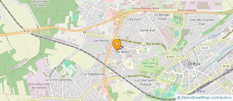 localisation de l'entreprise MONSIEUR RODOLPHE TIJJINI à DREUX