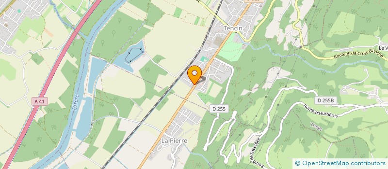 localisation de l'entreprise MONSIEUR RODOLPHE TIRARD  TENCIN