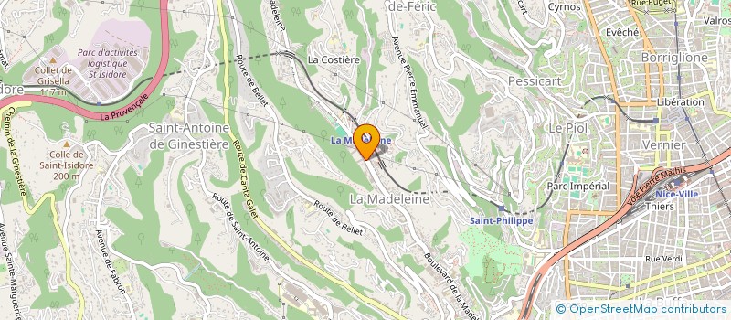 localisation de l'entreprise MONSIEUR RODOLPHE VALLEE à NICE