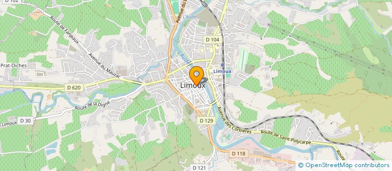 localisation de l'entreprise MONSIEUR RODOLPHE VESCO à LIMOUX
