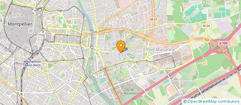 localisation de l'entreprise MONSIEUR RODOLPHE VIDAL à MONTPELLIER