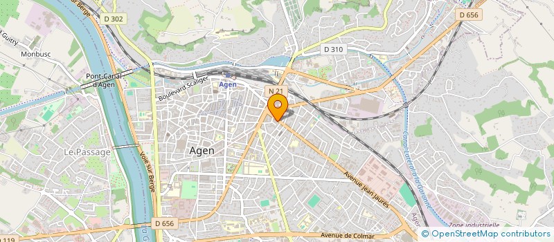 localisation de l'entreprise MONSIEUR RODOLPHE VILLAUDIERE à AGEN