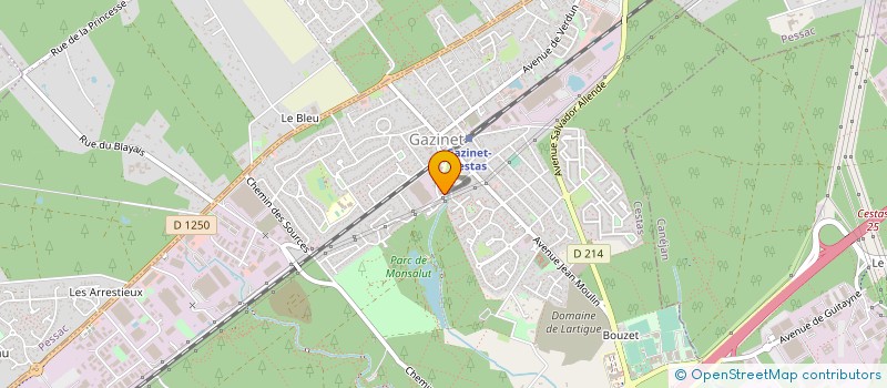 localisation de l'entreprise MONSIEUR RODOLPHE VIMARE  CESTAS