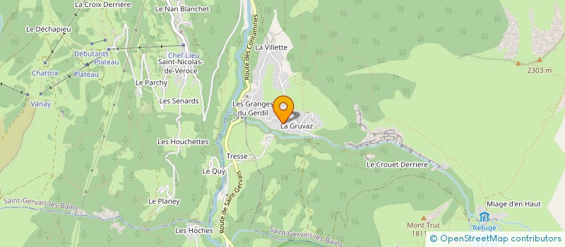 localisation de l'entreprise MONSIEUR RODOLPHE VINCENT à SAINT-GERVAIS-LES-BAINS