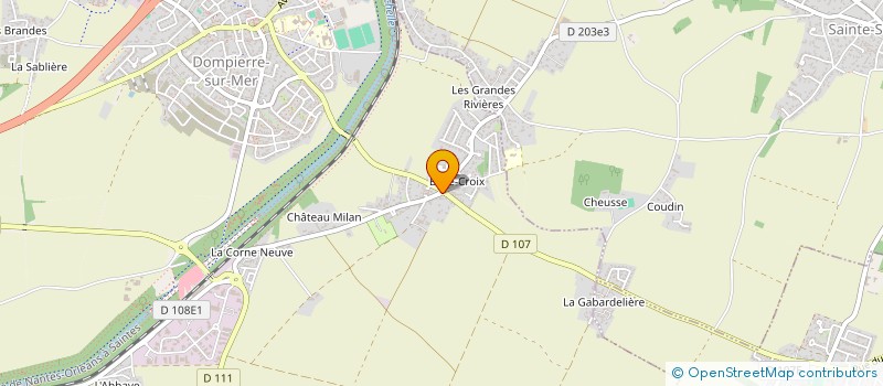 localisation de l'entreprise MONSIEUR RODOLPHE VIOLLET  DOMPIERRE-SUR-MER