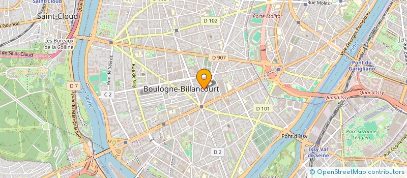 localisation de l'entreprise MONSIEUR RODOLPHE VIVIEN à BOULOGNE-BILLANCOURT