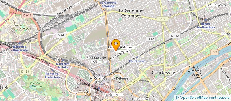 localisation de l'entreprise MONSIEUR RODOLPHE VONTHRON à COURBEVOIE