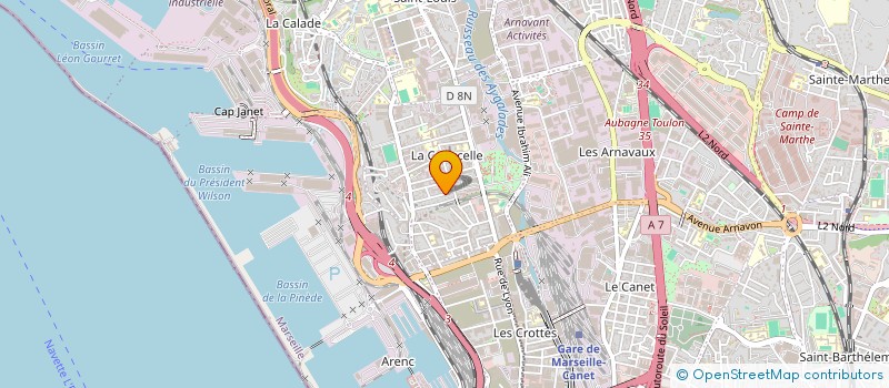 localisation de l'entreprise MONSIEUR RODOLPHE WEBER à MARSEILLE