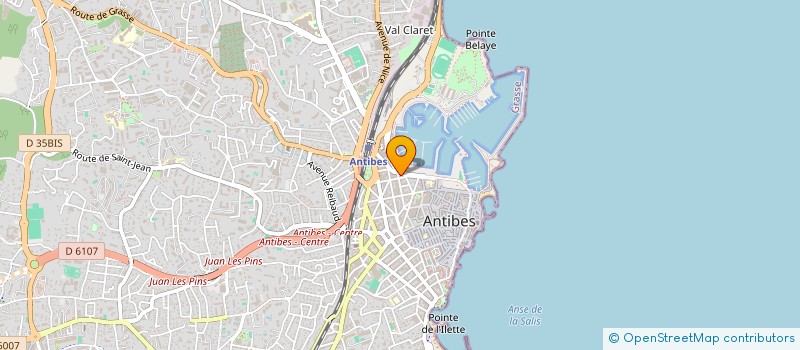 localisation de l'entreprise MONSIEUR RODOLPHE WEIBEL à ANTIBES