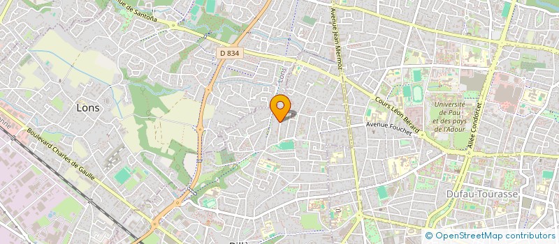 localisation de l'entreprise MONSIEUR RODOLPHE ZEBY à BILLERE