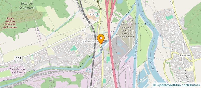 localisation de l'entreprise MONSIEUR RODOLPHE ZUCCOLO  RICHEMONT