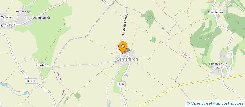 localisation de l'entreprise MONSIEUR RODOPLHE DURIEUX  SEMENTRON