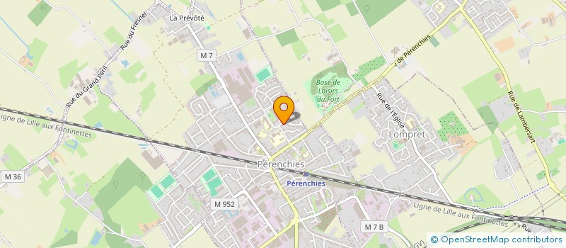 localisation de l'entreprise MONSIEUR RODRICK DIAMBWANA NGEMBA  PERENCHIES