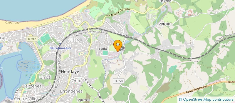 localisation de l'entreprise MONSIEUR RODRIGO CARROCIA à HENDAYE