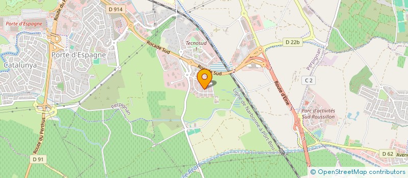 localisation de l'entreprise MONSIEUR RODRIGO CLEMENTE TOMAS  PERPIGNAN