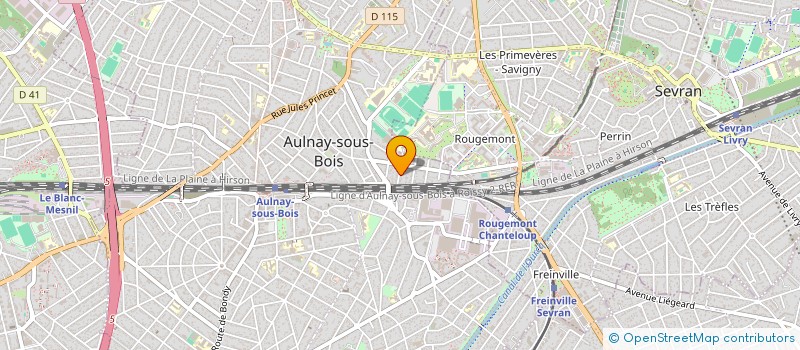 localisation de l'entreprise MONSIEUR RODRIGO DA SILVA QUIRINO à AULNAY-SOUS-BOIS