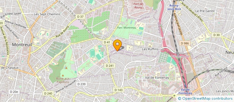 localisation de l'entreprise MONSIEUR RODRIGO DE PAULA GOMES à MONTREUIL
