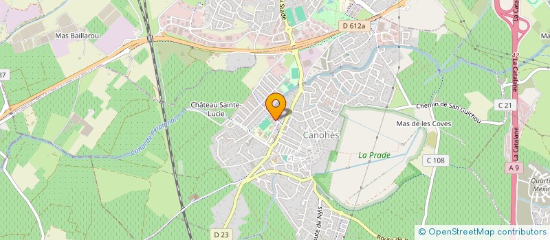 localisation de l'entreprise MONSIEUR RODRIGO DO CARMO TEIXEIRA  CANOHES