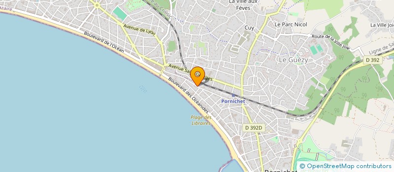 localisation de l'entreprise MONSIEUR RODRIGO DOMINGUES  PORNICHET