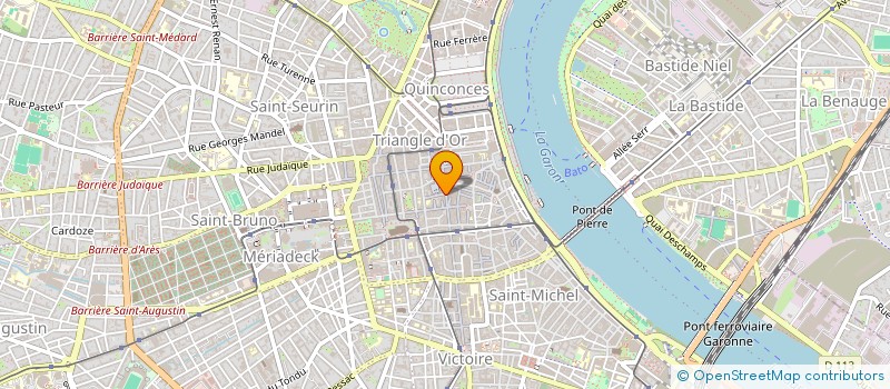 localisation de l'entreprise MONSIEUR RODRIGO DORADO DELGADO  BORDEAUX