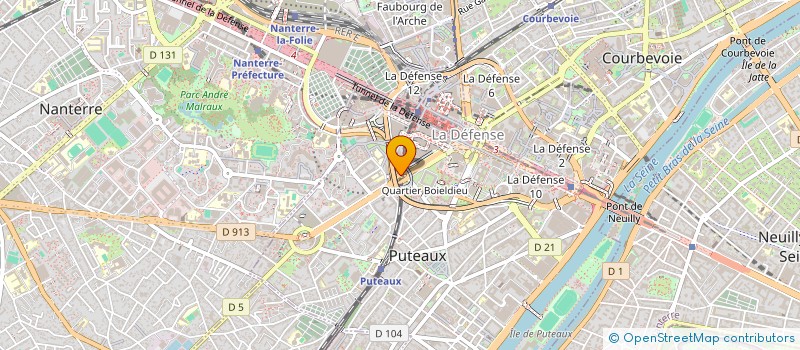 localisation de l'entreprise MONSIEUR RODRIGO GEORGE GOMEZ  PUTEAUX