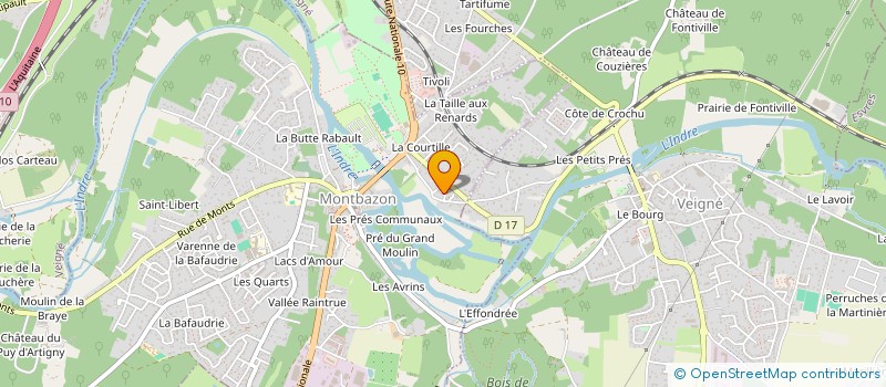 localisation de l'entreprise MONSIEUR RODRIGO IBANEZ FUENTES  MONTBAZON