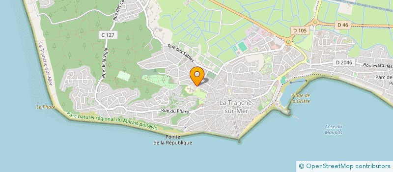 localisation de l'entreprise MONSIEUR RODRIGO LAVADOURO  LA TRANCHE-SUR-MER