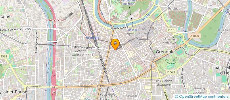 localisation de l'entreprise MONSIEUR RODRIGO LIMA BARBOSA  GRENOBLE