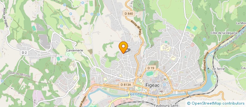 localisation de l'entreprise MONSIEUR RODRIGO MEDEIROS à FIGEAC