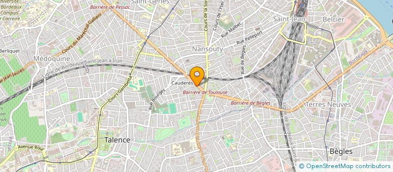 localisation de l'entreprise MONSIEUR RODRIGO MIRANDA MARTINS  BORDEAUX