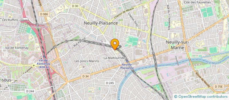 localisation de l'entreprise MONSIEUR RODRIGO MORAES DE SOUSA à NEUILLY-PLAISANCE